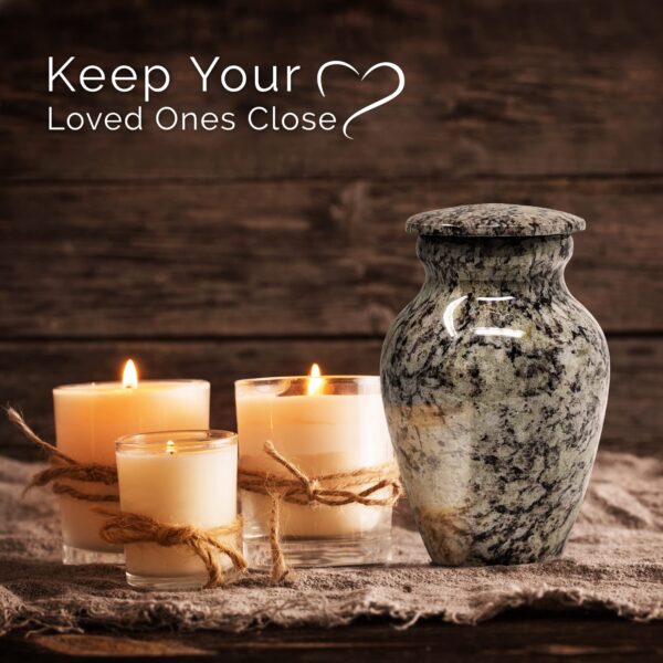 Small Cremation Urn - Light Blue